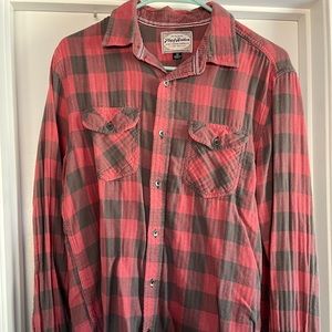 Flag and anthem flannel shirt